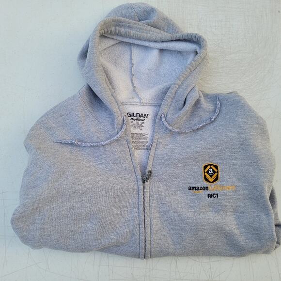 Amazon Fulfillment Employee Full zip Hoodie Ric1 - Picture 3 of 8